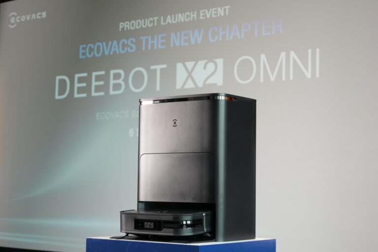 ECOVACS เปิดตัวหุ่นยนต์ทำความสะอาดคุณภาพสูง ECOVACS DEEBOT X2 OMNI  ดีไซน์ใหม่ เข้าถึงทุกมุม สะอาดกว่าที่เคย พร้อมตอบโจทย์ไลฟ์สไตล์คนรุ่นใหม่