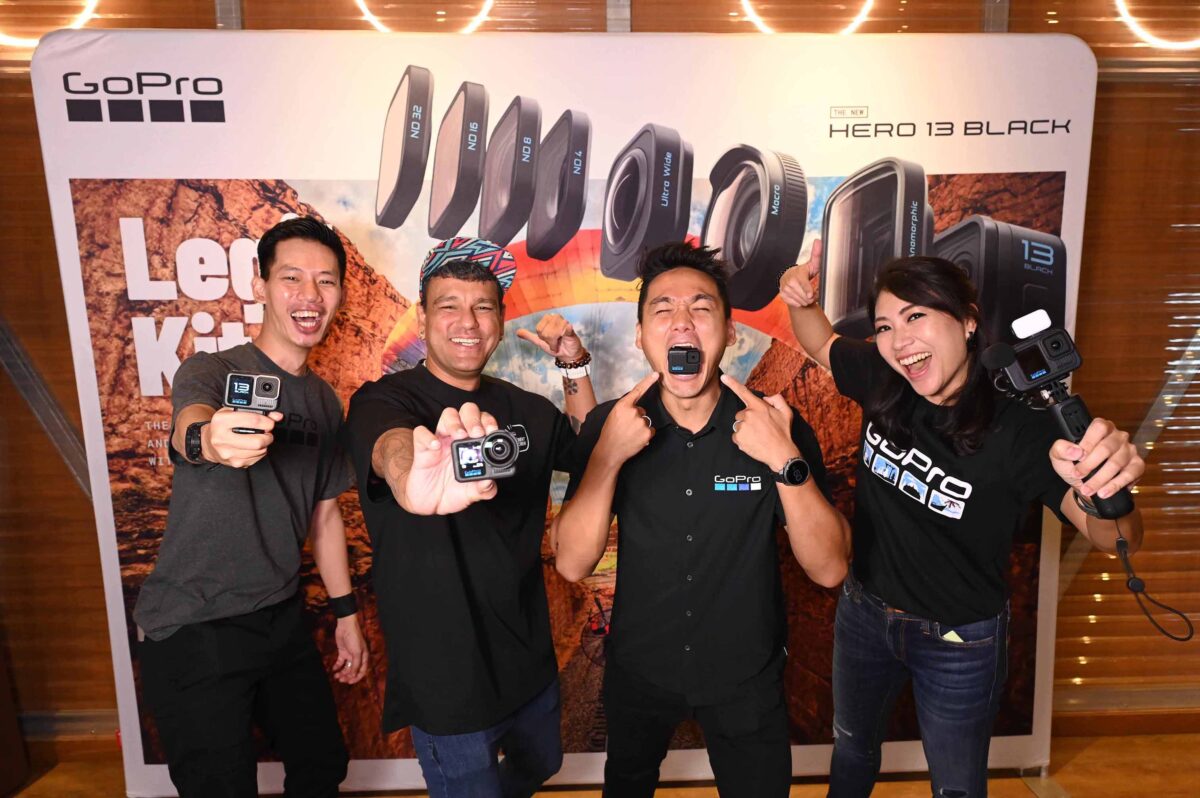 GoPro HERO13 Black เปิดตัวสุดยิ่งใหญ่!!! จัดกิจกรรมสุดสร้างสรรค์ ‘GoPro…Go Pro Creators’ ดึง KOL ชั้นนำร่วมทดสอบ